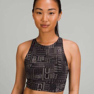 Lululemon Energy High-Neck Longline Bra Medium Support B-D Cups Lululemon Ombre